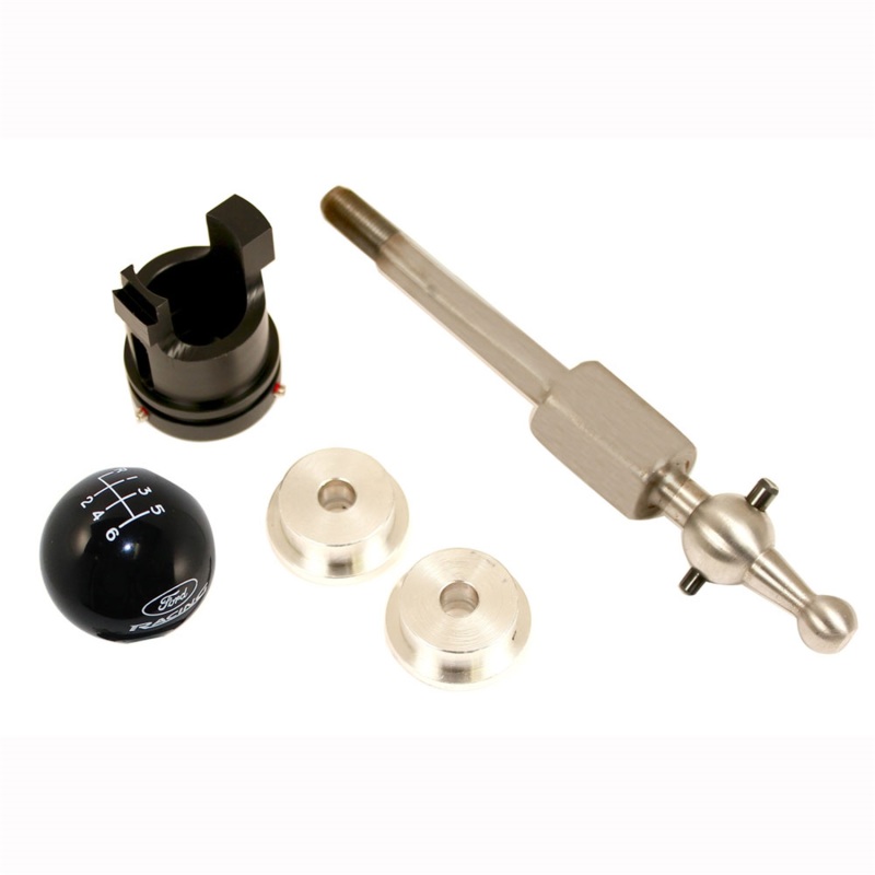 Ford Mustang Short Throw Shifter - Ford Racing - Incl. Reduced Throw Shifter Lever/Reverse Lockout Sleeve/Shift Knob Jam Nut/Thread Locking Compound/Grease/Installation Instructions - `15-`17 Ford Mustang Short Throw Shifter - Ford Racing - Incl. Reduced Throw Shifter Lever/Reverse Lockout Sleeve/Shift Knob Jam Nut/Thread Locking Compound/Grease/Installation Instructions - `15-`17